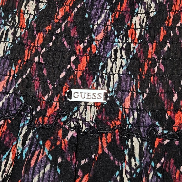 Guess Los Angeles Halter‎ Dress Ruffle Tiered - Picture 3 of 4